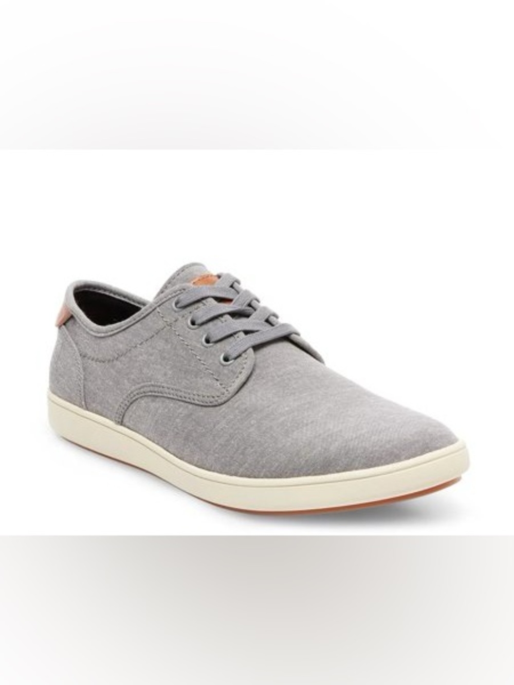 NEW Steve Madden Fenta Grey Canvas Shoes - Top Seller Classic Comfort Size 7.5